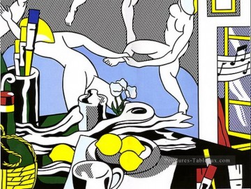 ロイ・リキテンスタイン Painting - アーティストのスタジオ ザ・ダンス 1974 ロイ・リキテンスタイン